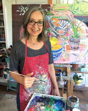 Polly Jones Artist, Studio Comfort Texas