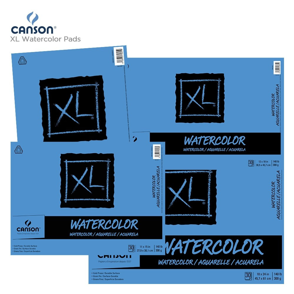 Canson XL Watercolor Paper Pad 9X12-30 Sheets