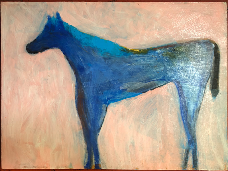 Walter Salas-Humara_Horse #116 Pink-Blue Horizontal_12x16.JPG